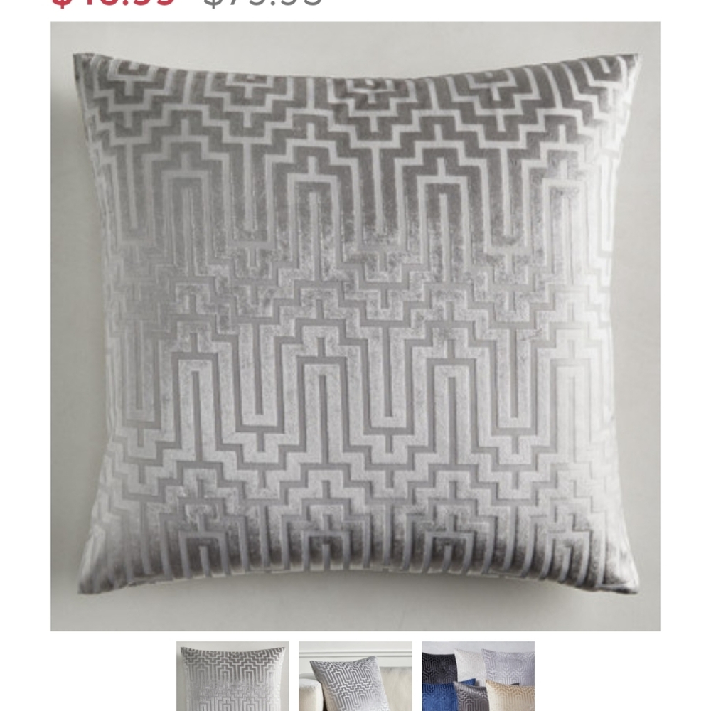 Porter Pillow 24" - Grey